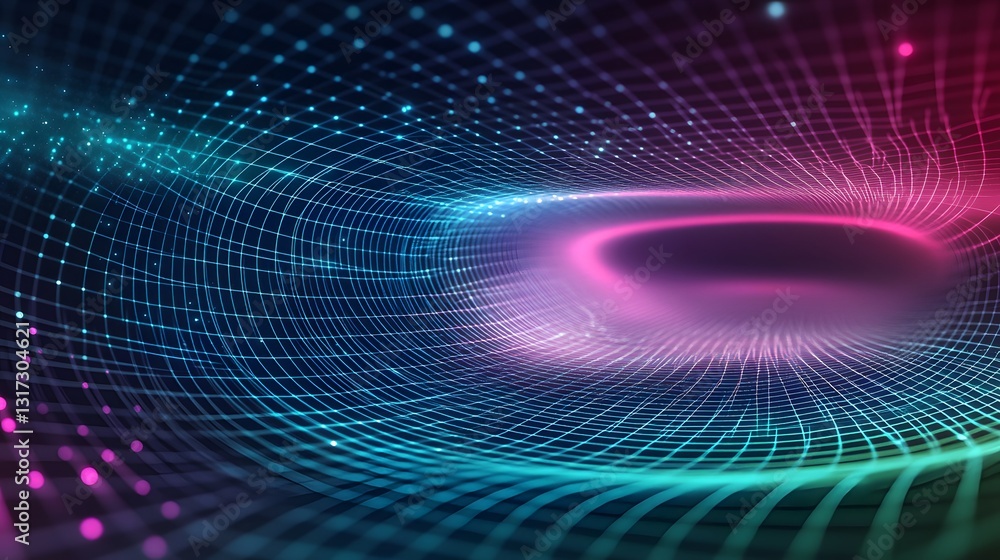 An expansive futuristic abstract background with open space, perfect for modern and innovative design projects An expansive futuristic abstract background with open space, perfect for modern and innovative design projects