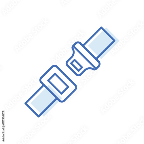 Seat Belt Vector icon