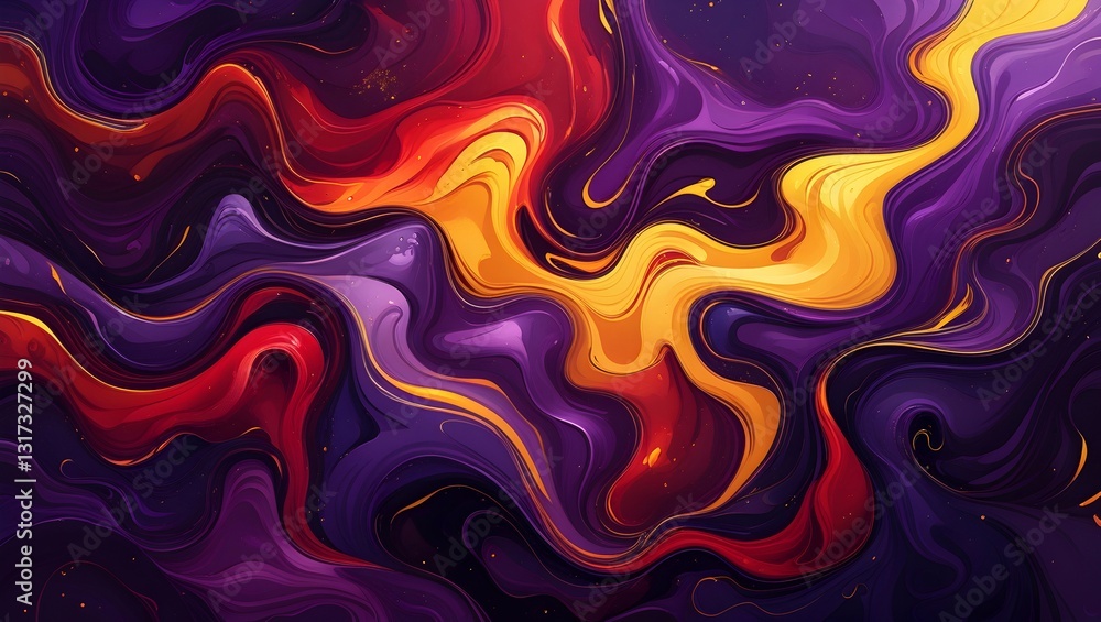 abstract oil background with colorful waves abstract oil background with colorful waves