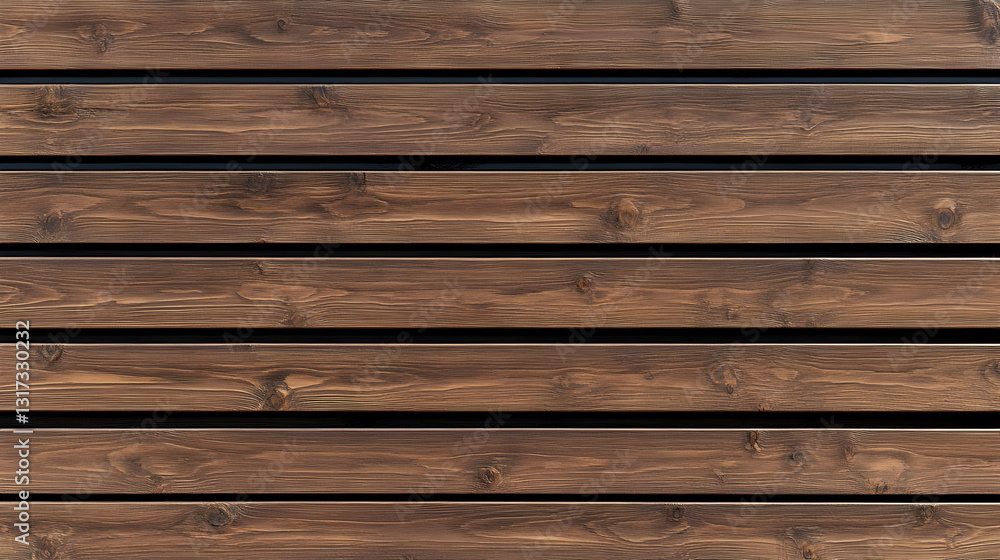 Obraz premium Dark brown wood wall texture
