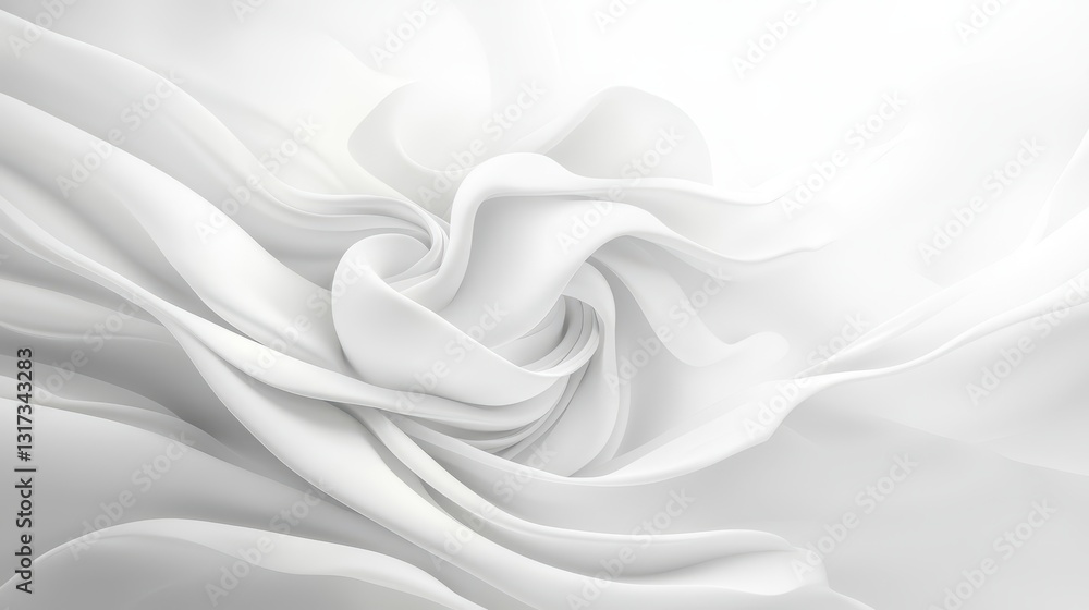 Obraz premium Smooth white abstract background texture, elegant design for modern presentations and creative projects