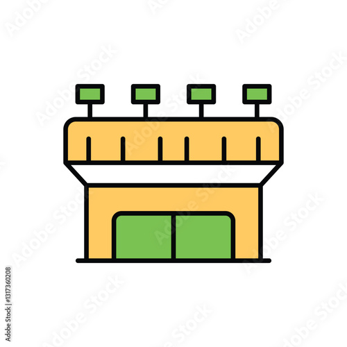 Stadium Vector icon