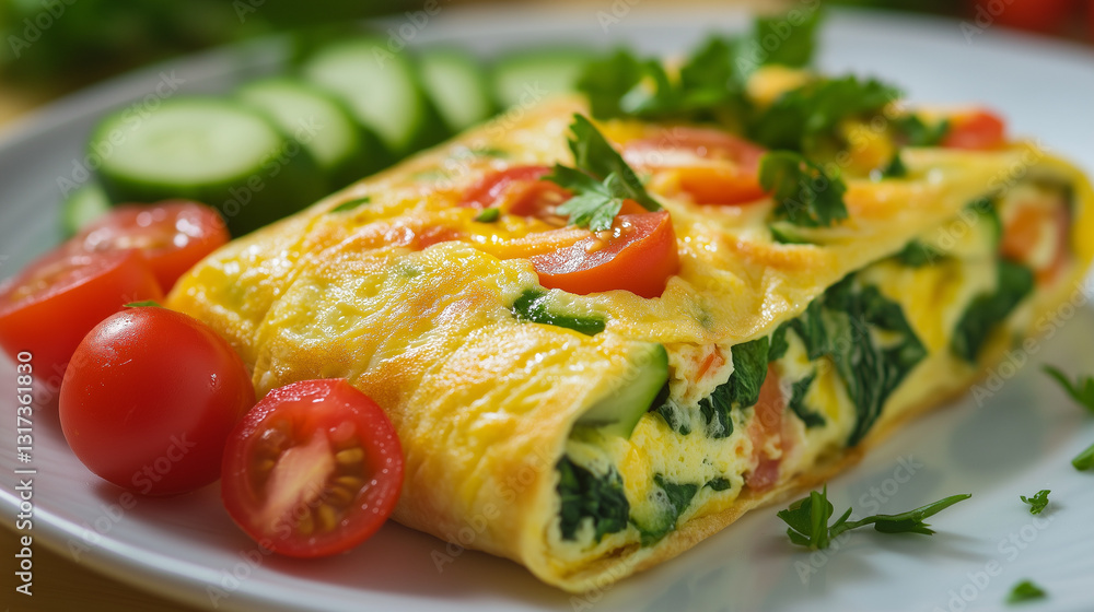 Kids Omelette Rolls with Cheese and Veggies Kids Omelette Rolls with Cheese and Veggies