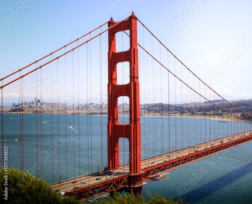Photography Golden Gate Bridge Photographed from Battery Spencer, San Francisco