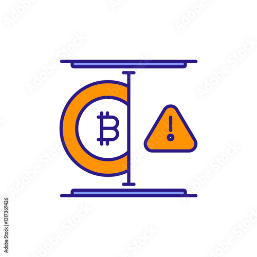 Limit Order Icon for Predefined Price Execution - Trading Strategy Risk Management.