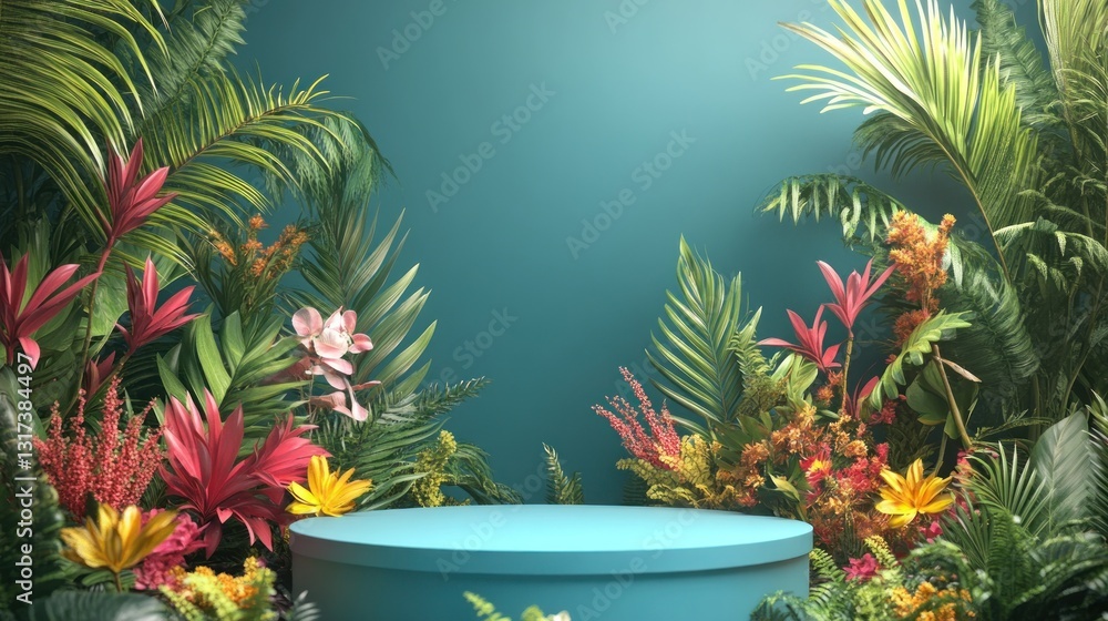 Fototapeta premium Tropical Floral Display