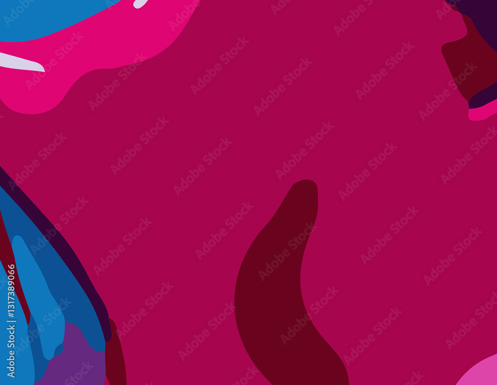 Obraz premium Modernist collages combining various visual elements in a pop-up style. Whimsical Colorful Ballet Abstract Geometry Epic Chromatic Symphony Abstract Design Extravaganza. abstract design with splashe