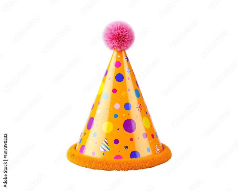 party hats isolated on white party hats isolated on white