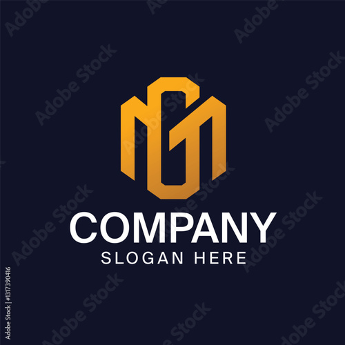 Letter MG Modern Logo Design