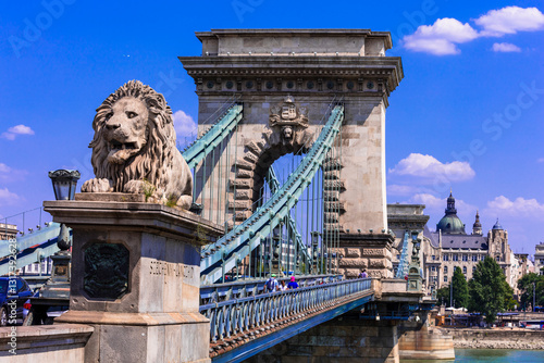 Canvas Print Beautiful capital of Hungary - Budapest old town