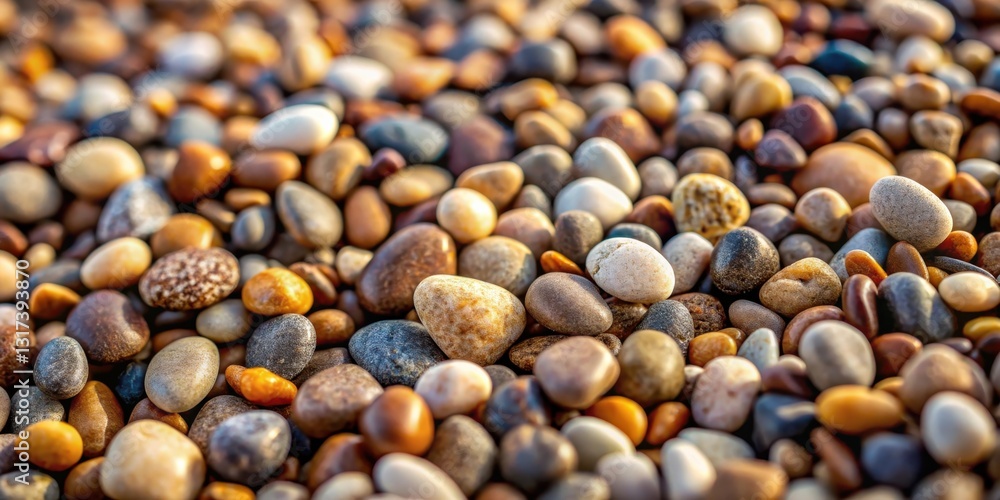 A close-up view of a textured surface of smooth, rounded, multi-colored pebbles, with a subtle color gradient from dark brown to light cream, revealing a pattern of nature's artistry. A close-up view of a textured surface of smooth, rounded, multi-colored pebbles, with a subtle color gradient from dark brown to light cream, revealing a pattern of nature's artistry.