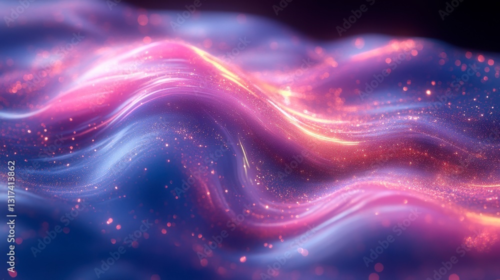 Swirling Waves of Colorful Light with Abstract Texture and Dynamic Patterns in Digital Art Swirling Waves of Colorful Light with Abstract Texture and Dynamic Patterns in Digital Art