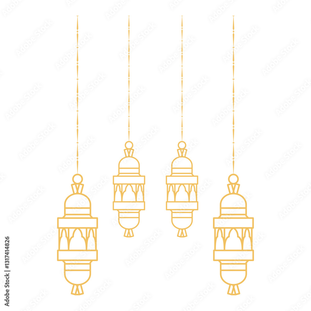 Obraz premium Lantern Ramadan Decoration