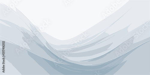 Abstract flat wave pattern, linear icons set vector background.