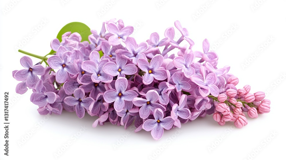 Fototapeta premium Lilac flowers isolated