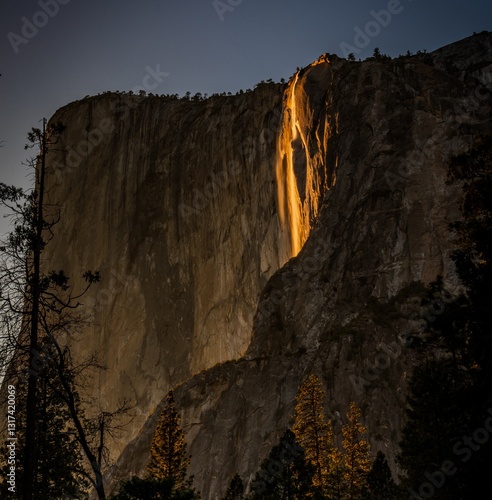 sunset in the mountains