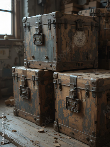 heavy locked boxes