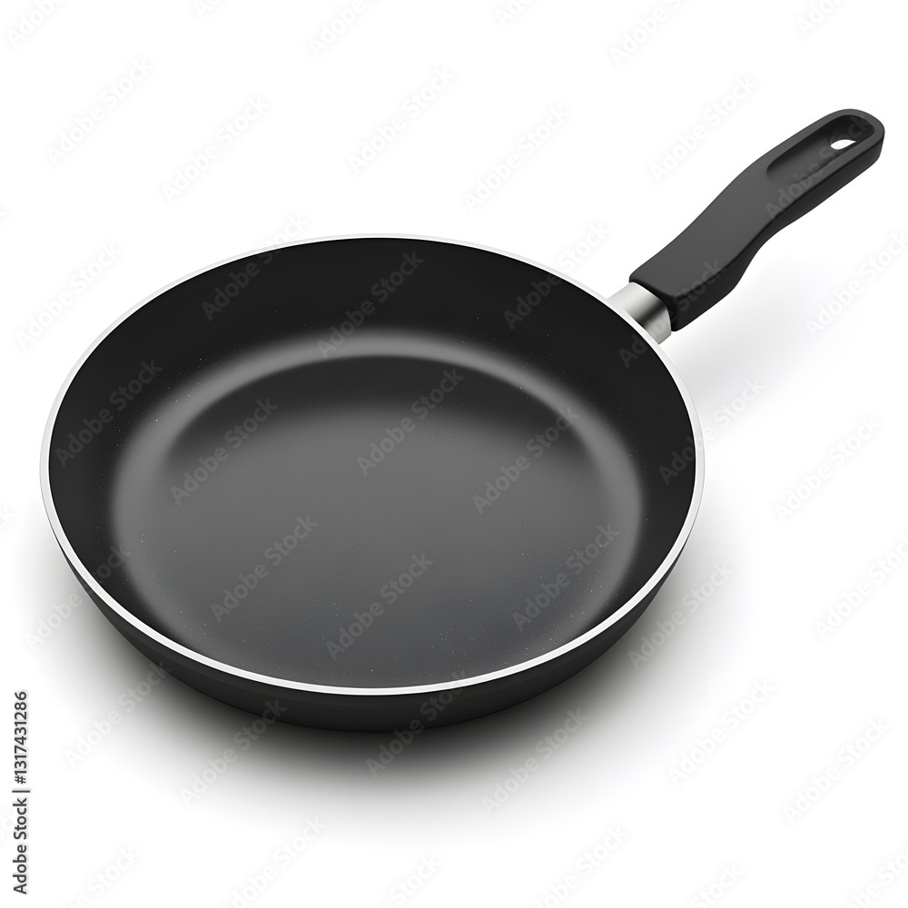 Black Non-Stick Frying Pan with Handle for Cooking and Baking Needs Black Non-Stick Frying Pan with Handle for Cooking and Baking Needs