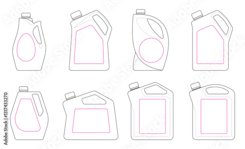 Cans Set for foods and other