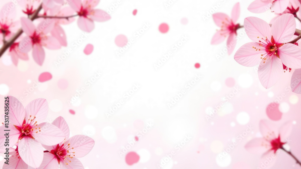 Spring blossom background. Abstract blurred pink background with sacura flower.Spring flowers. Beautiful Orchard. Springtime. Mockup, copyspace Spring blossom background. Abstract blurred pink background with sacura flower.Spring flowers. Beautiful Orchard. Springtime. Mockup, copyspace