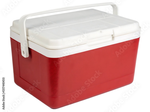 red plastic container