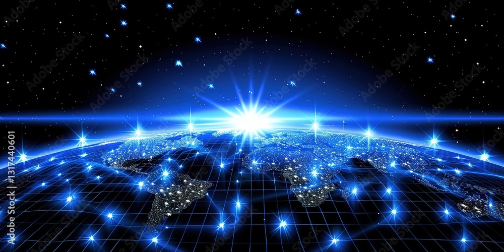 Obraz premium earth and space