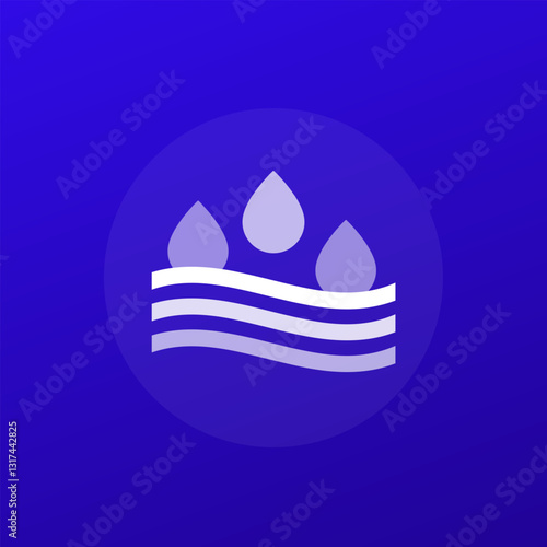 absorption icon, absorb moisture vector transparent design