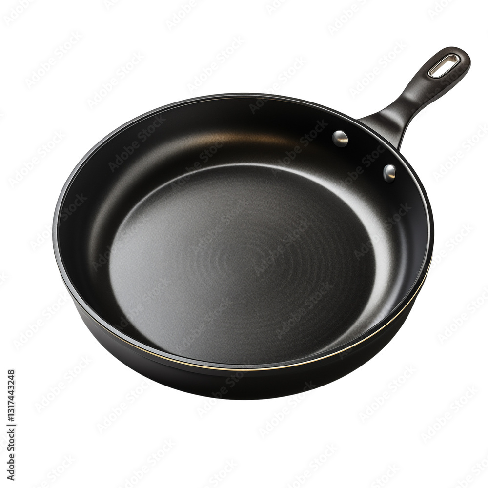 Teflon Frying Pan Isolated On Transparent Background Teflon Frying Pan Isolated On Transparent Background