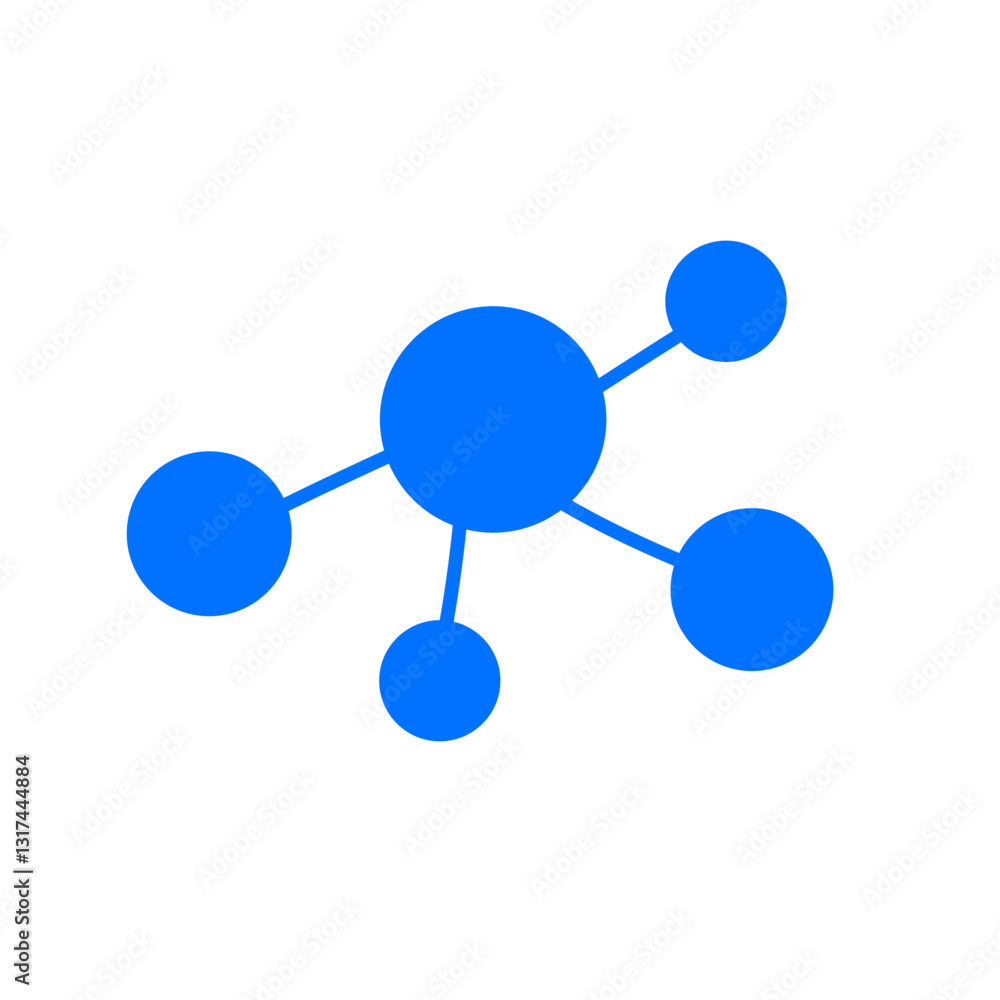 Blue Molecule Icon
Blue Molecule Icon
