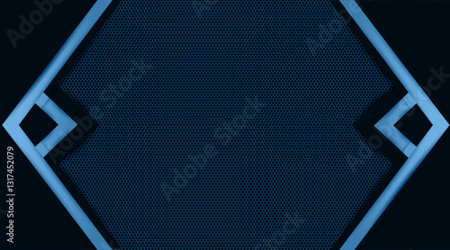 Presentation background | Abstract template for futuristic, banner, power point, flyer, decoration, poster | Creative popular premium vector design with sky-blue colour