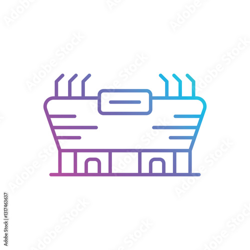 Stadium Vector icon