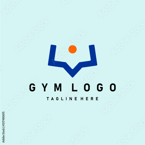 Unique Logo for Gym or Fitness Brand, Gym Logo Vector
