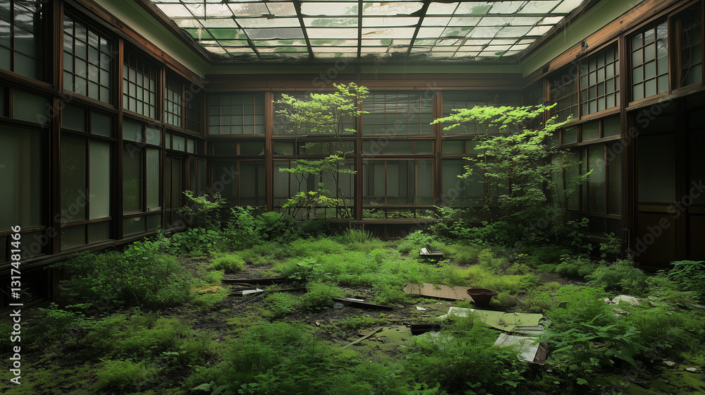 Fototapeta premium 朽ちゆく和の記憶