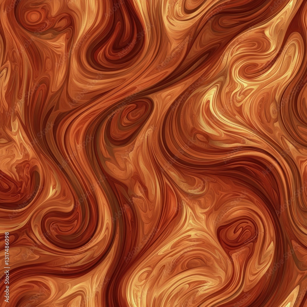 Abstract swirling brown and orange marble texture. Abstract swirling brown and orange marble texture.