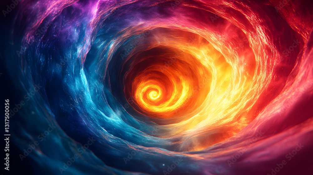 Celestial Vortex: An abstract depiction of a vibrant, swirling vortex of cosmic energy, showcasing a dynamic interplay of colors and textures Celestial Vortex: An abstract depiction of a vibrant, swirling vortex of cosmic energy, showcasing a dynamic interplay of colors and textures