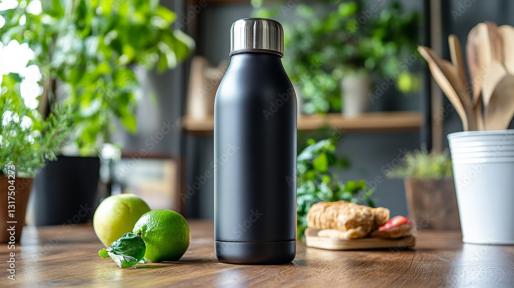 Thermos vector vacuum flask or bottle Thermos vector vacuum flask or bottle