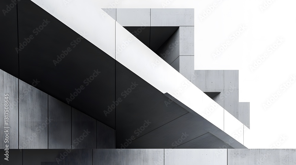 Abstract architectural detail of a modern building with clean lines and a minimalist design. The use of light and shadow creates a dynamic and intriguing composition. Abstract architectural detail of a modern building with clean lines and a minimalist design. The use of light and shadow creates a dynamic and intriguing composition.