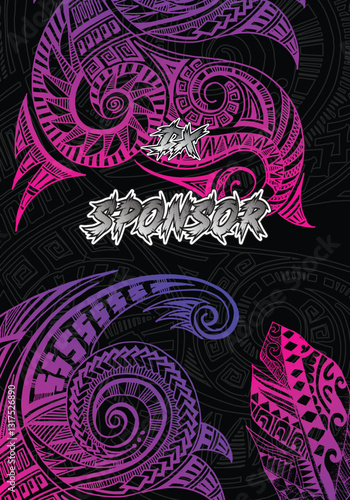 Vector jersey Background design for sublimation sport t shirt design 