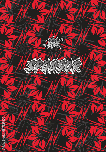 Vector jersey Background design for sublimation sport t shirt design 