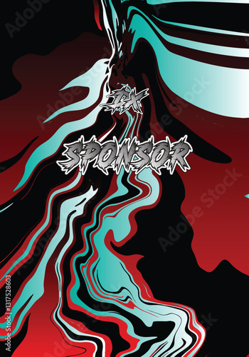 Vector jersey Background design for sublimation sport t shirt design 