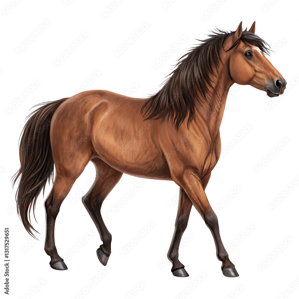 Obraz premium horse vector illustration