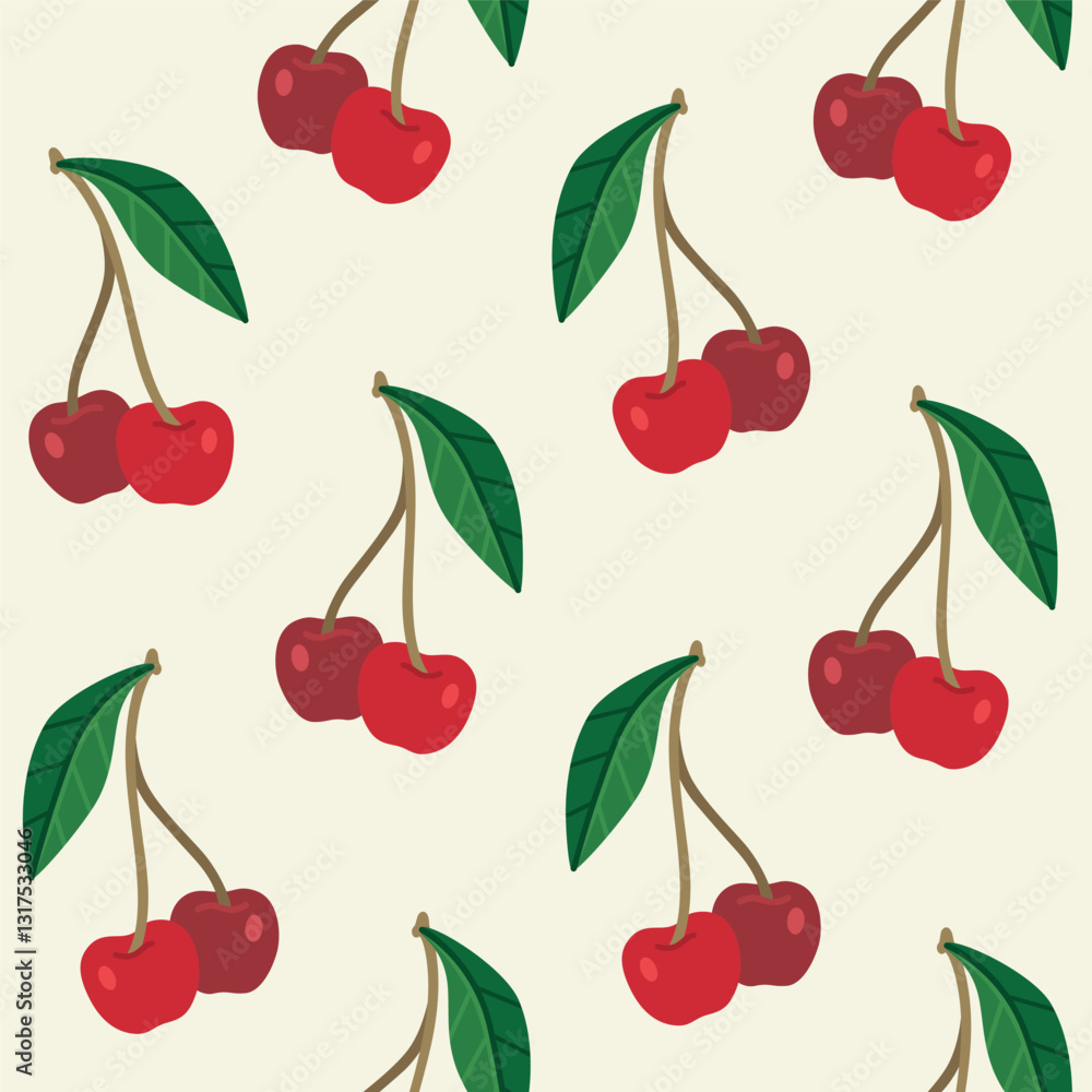 Cherry berries pattern Cherry berries pattern