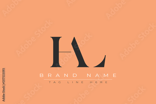 HAL abstract letter logo design. This logo is designed by three abstract letters.