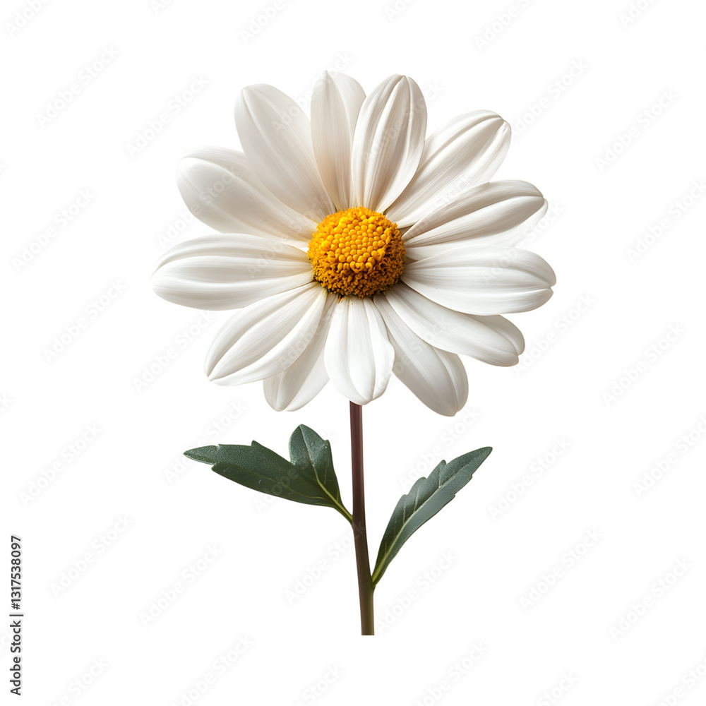 Daisie Flower Isolated on Transparent Background Daisie Flower Isolated on Transparent Background