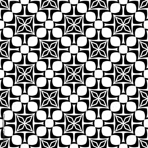  Abstract texture for fabric print, card, table cloth, furniture, banner, cover, invitation, decoration, wrapping.Seamless repeating pattern. Black and white color.Carpet pattern texture.