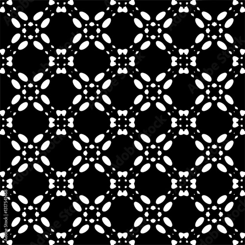  Abstract texture for fabric print, card, table cloth, furniture, banner, cover, invitation, decoration, wrapping.Seamless repeating pattern. Black and white color.Carpet pattern texture.