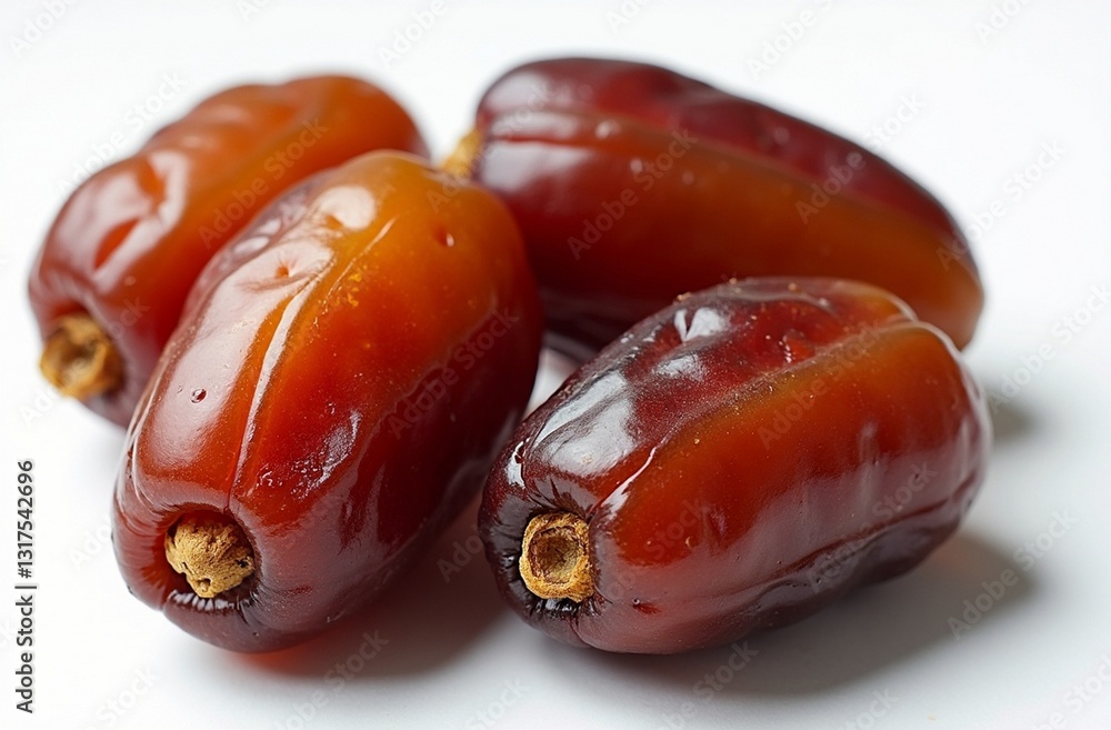 Delicious Ripe Dates Close-Up High-Quality Image with Rich Caramel Tones Delicious Ripe Dates Close-Up High-Quality Image with Rich Caramel Tones