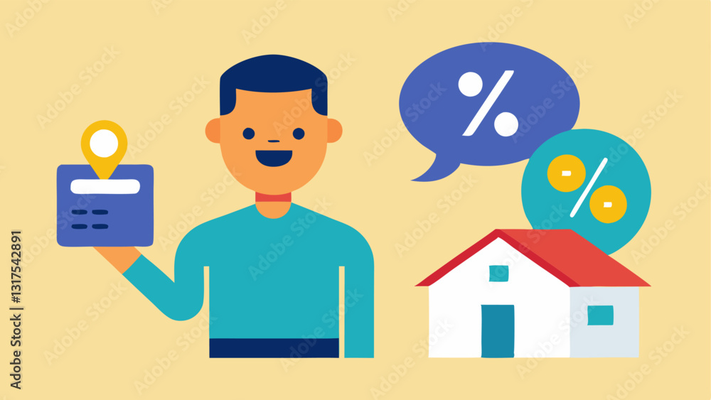 Home Refinancing A person refinancing a home mortgage happily showcasing lower monthly payments while a stressed counterpart looks at high interest on their mortgage due to bad Home Refinancing A person refinancing a home mortgage happily showcasing lower monthly payments while a stressed counterpart looks at high interest on their mortgage due to bad