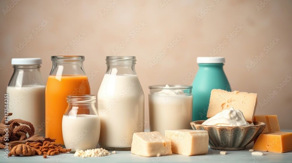 Minimalist dairy product image Minimalist dairy product image