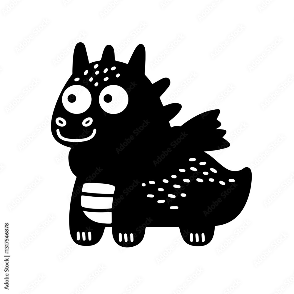 Charming cartoon dragon character bringing joy and whimsy to every child’s imagination Charming cartoon dragon character bringing joy and whimsy to every child’s imagination